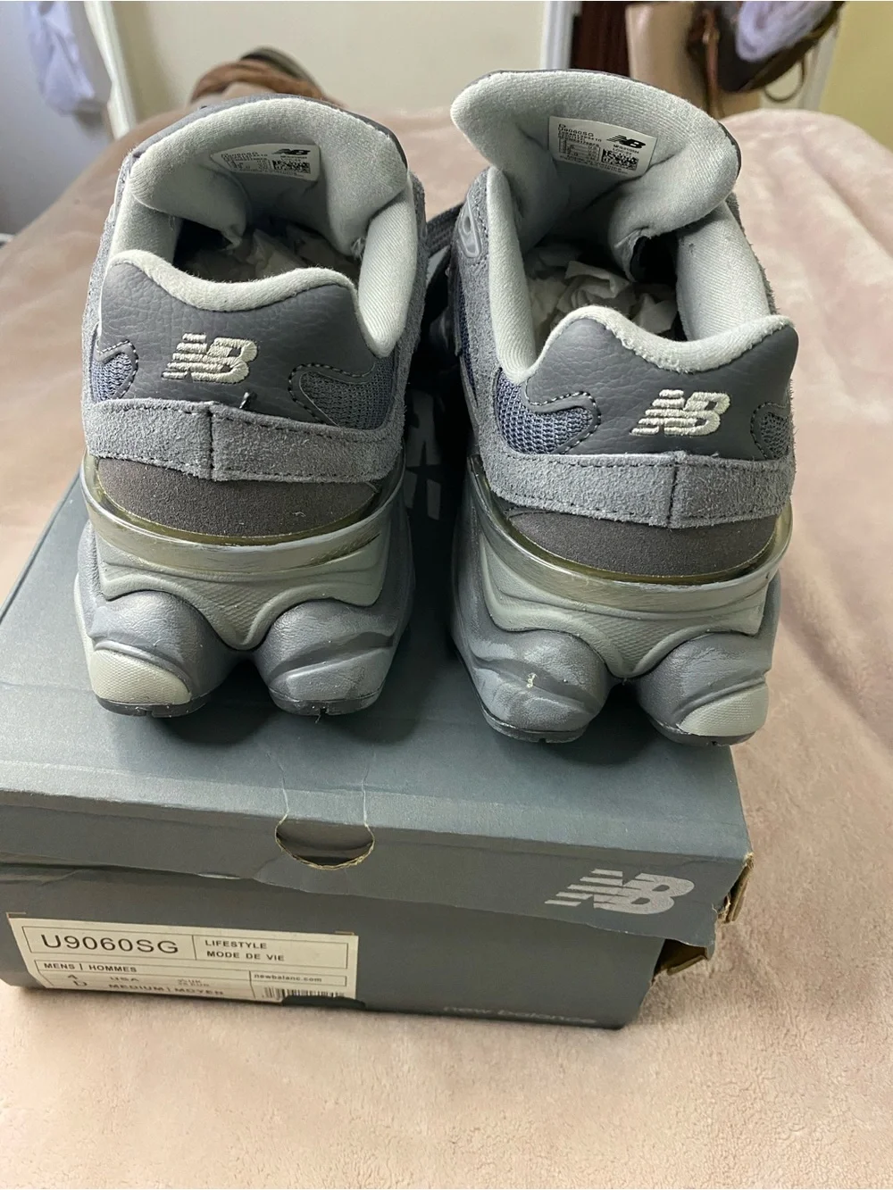 New Balance 9060 New Model aged Versión mens Sneakers Shoes Size 4